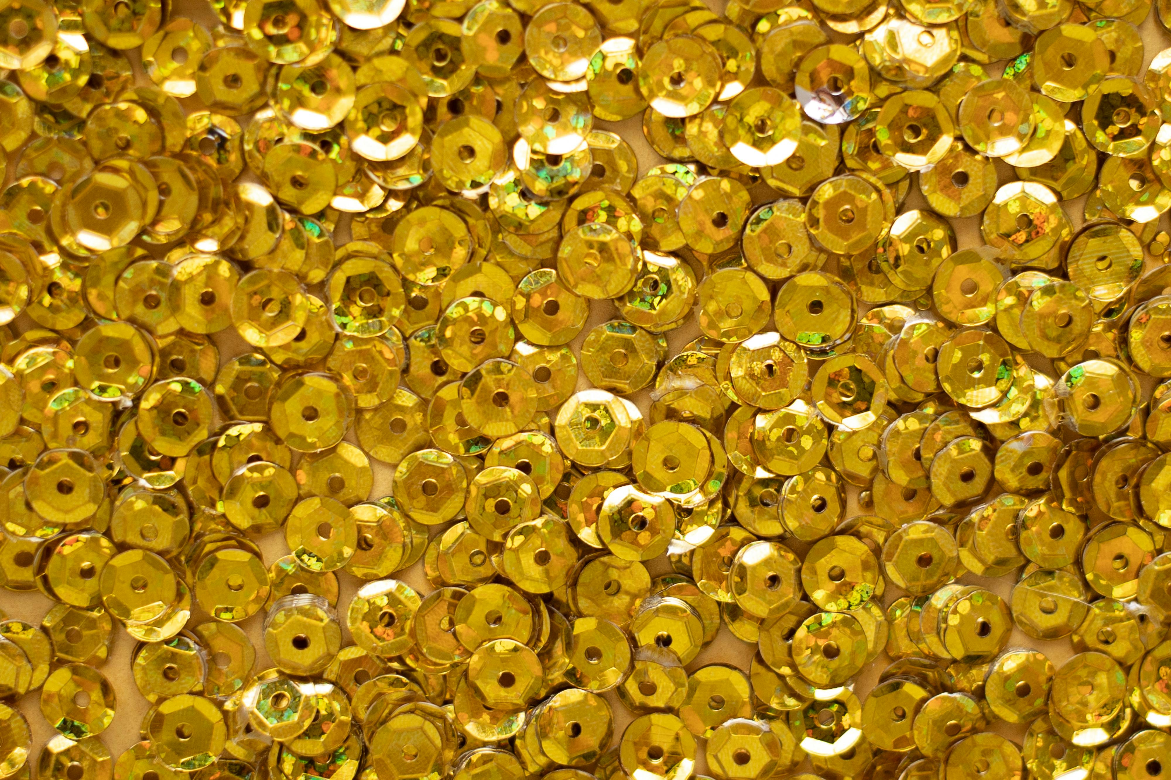 Golden beads