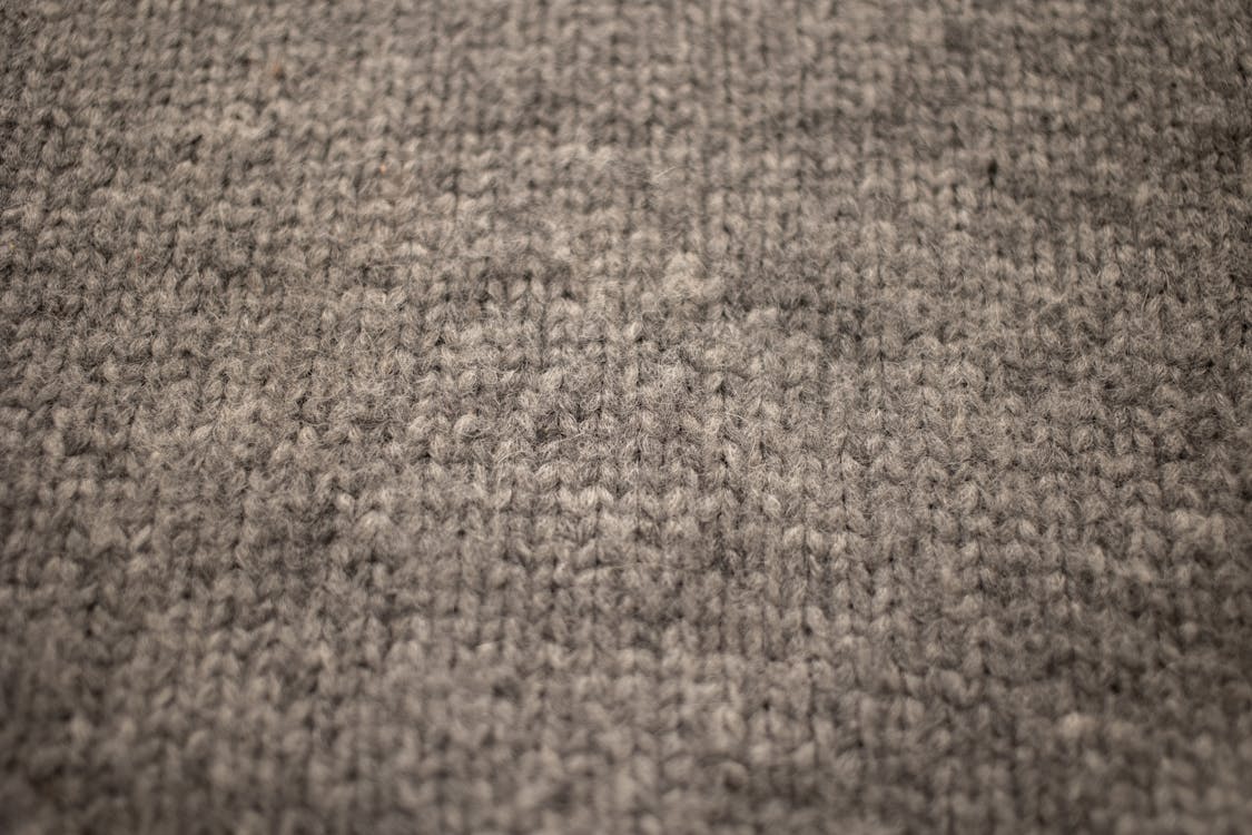 Grey Tight Knit Fabric Free Texture