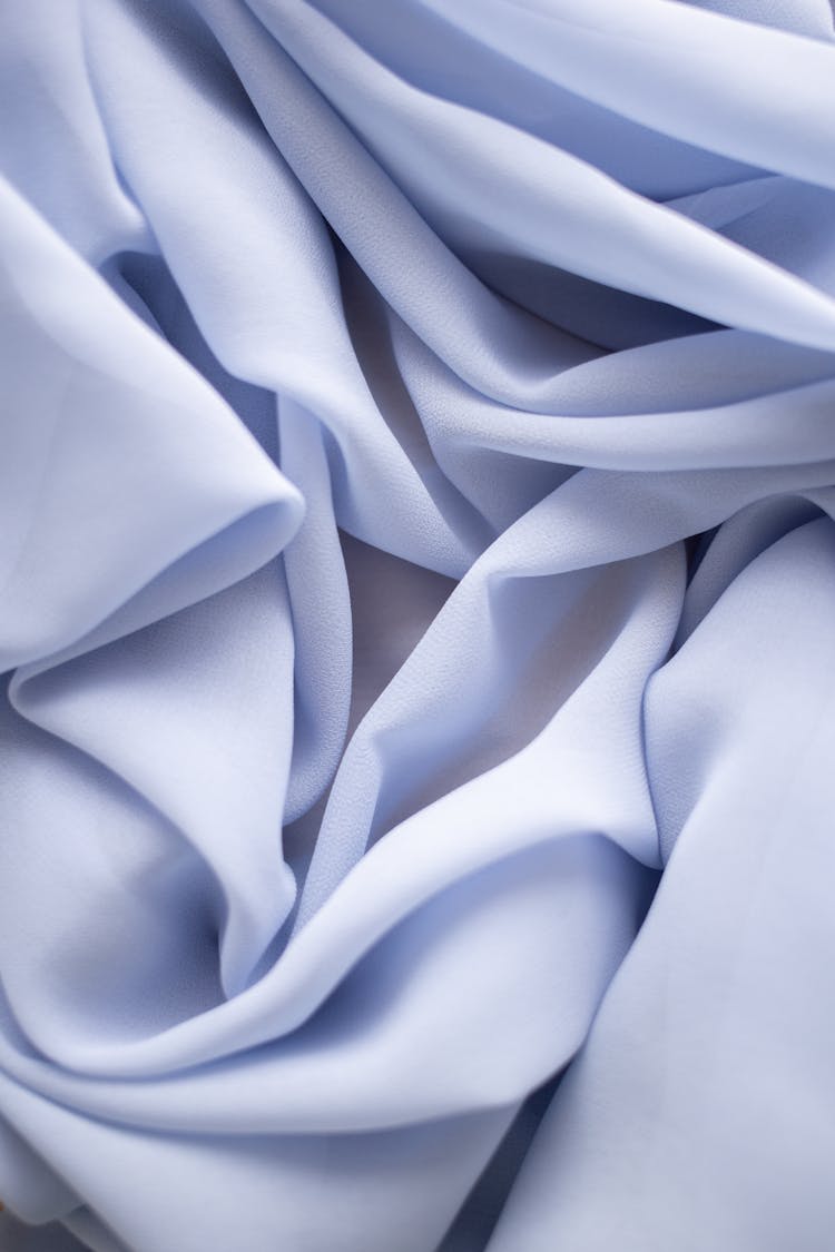 Light Crumpled Silk Fabric