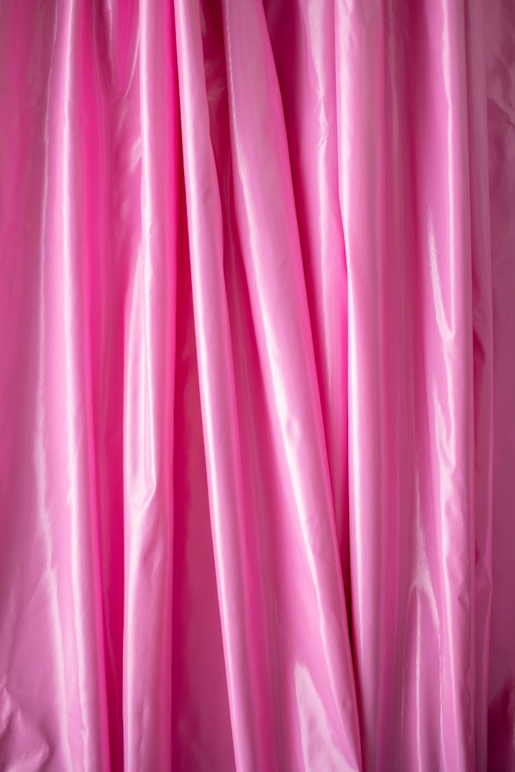 Photo Of A Pink Curtain