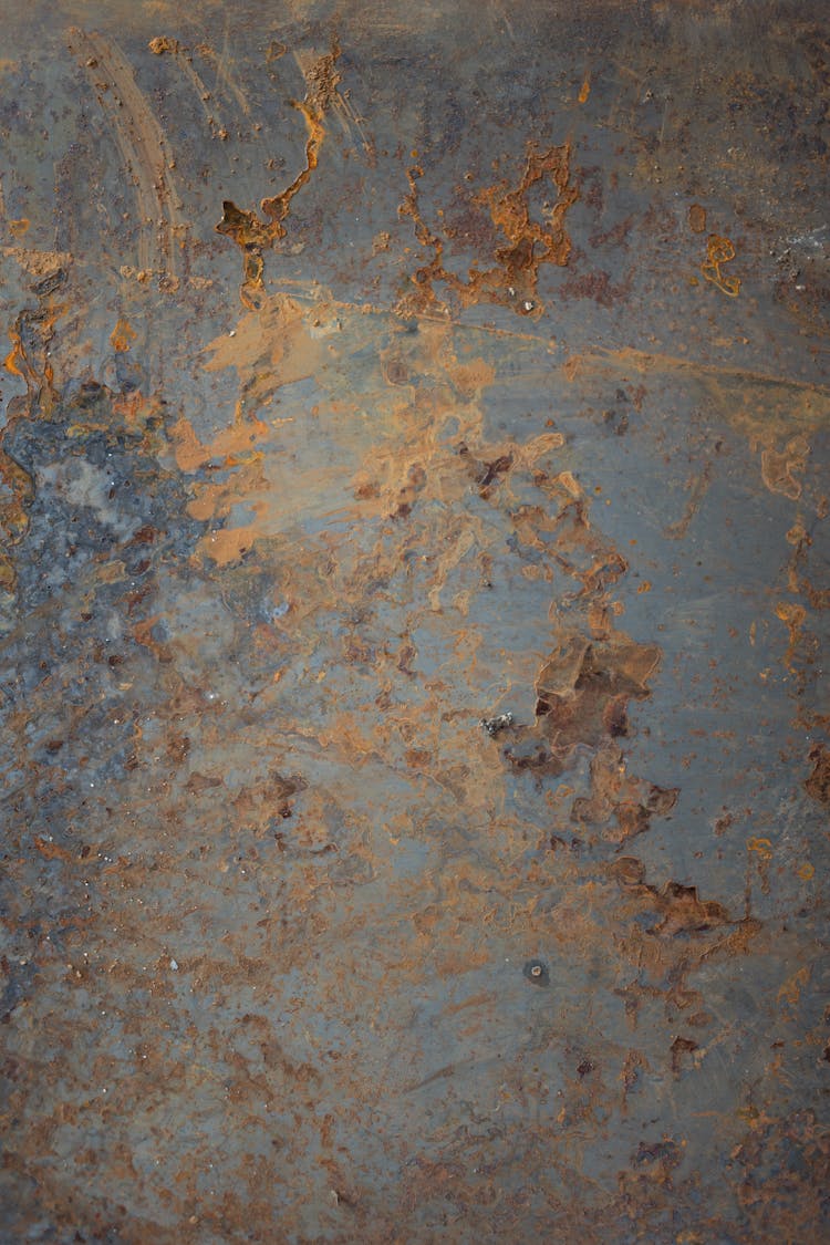 Abstract Background Of Old Blue Surface