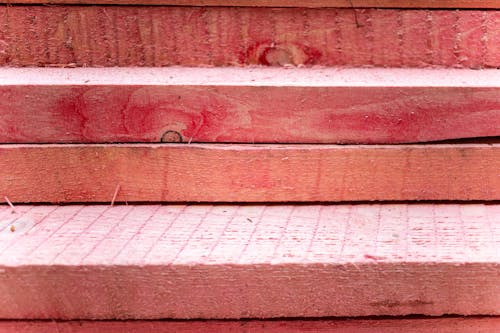 Wooden pink planks background
