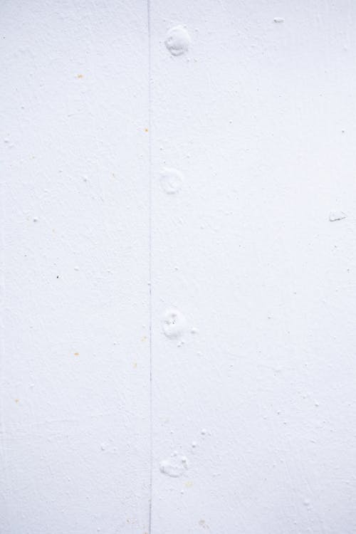 White wall with uneven surface