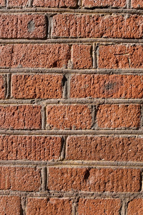 A Close-Up Shot of a Brick Wall