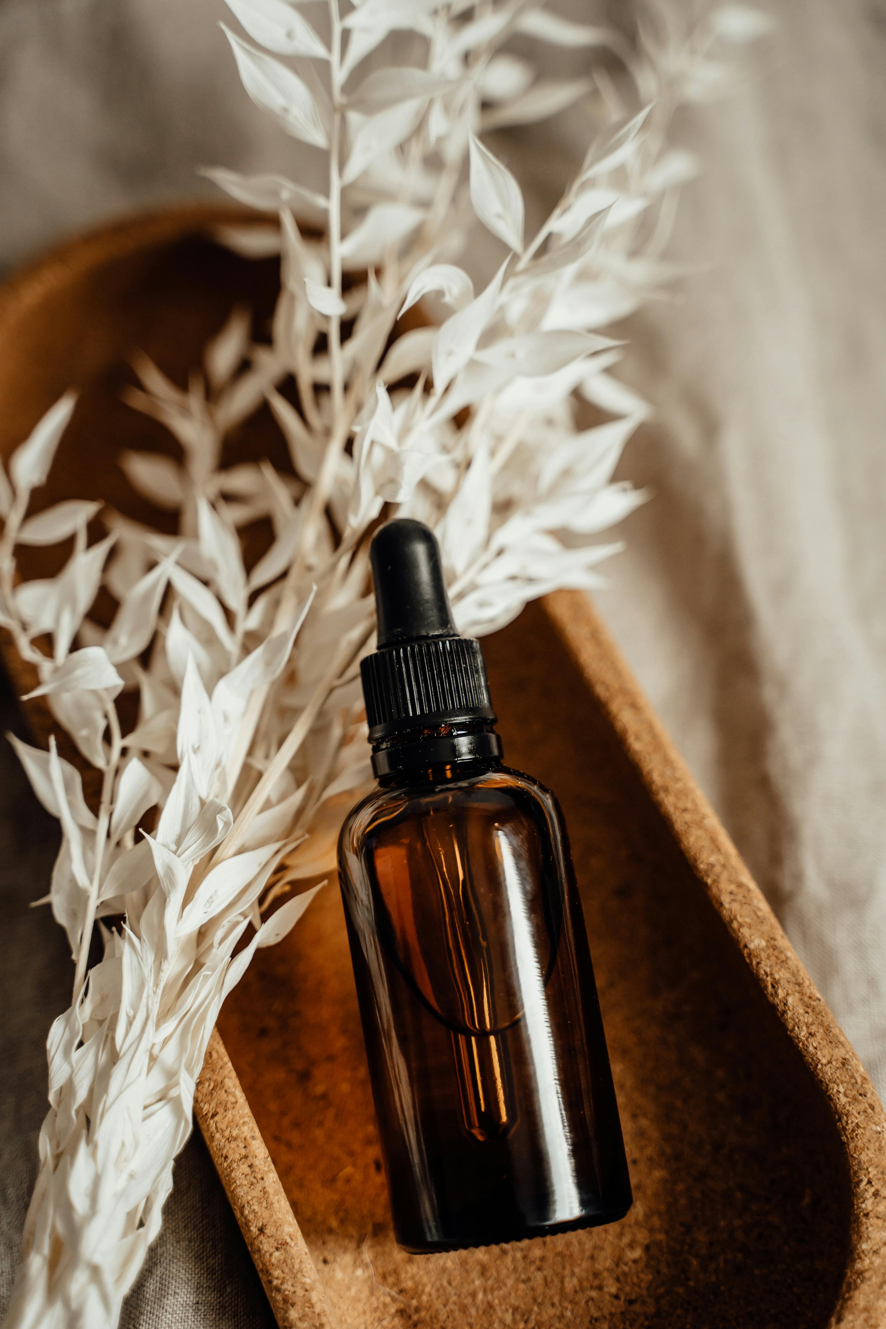 Three Essential Oil Bottles · Free Stock Photo