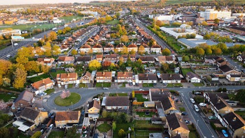 Aerial Photo of a Suburb