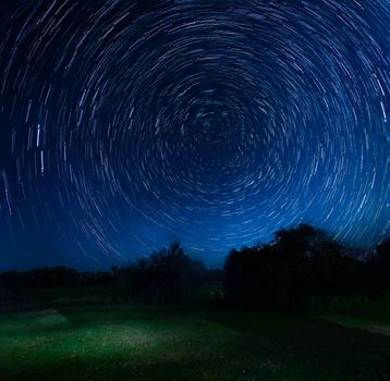 
A Warped Starry Night Sky