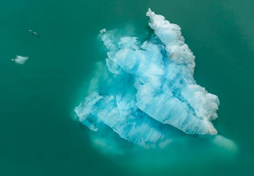 Základová fotografie zdarma na téma led, ledová kra, letecký