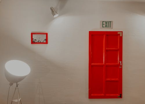 Foto d'estoc gratuïta de disseny d'interiors, doon vermell, il·luminat