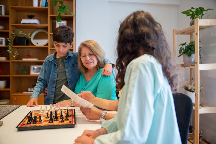 People Playing Chess 