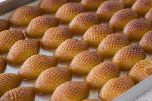 Brown Pastries in Close Up Shot