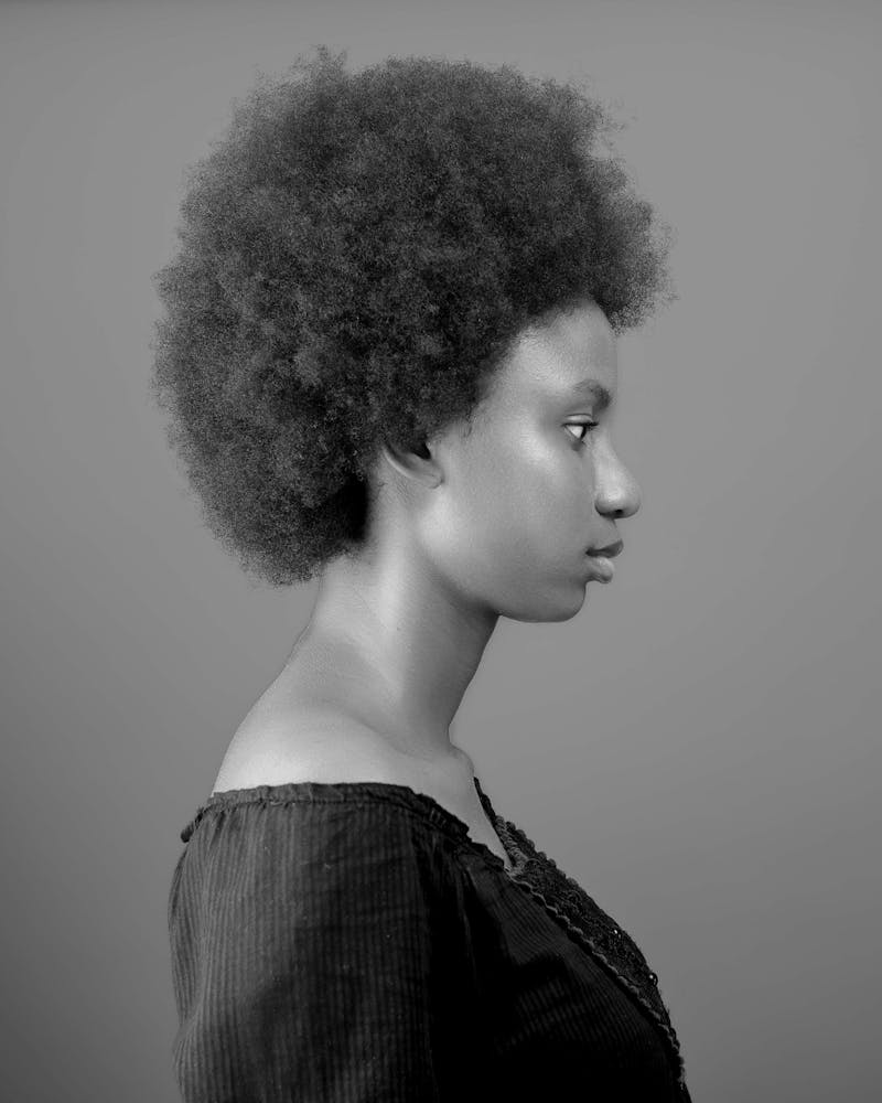 Deep Side Part hairstyle for women