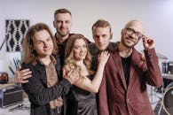 Friends Smiling at the Camera