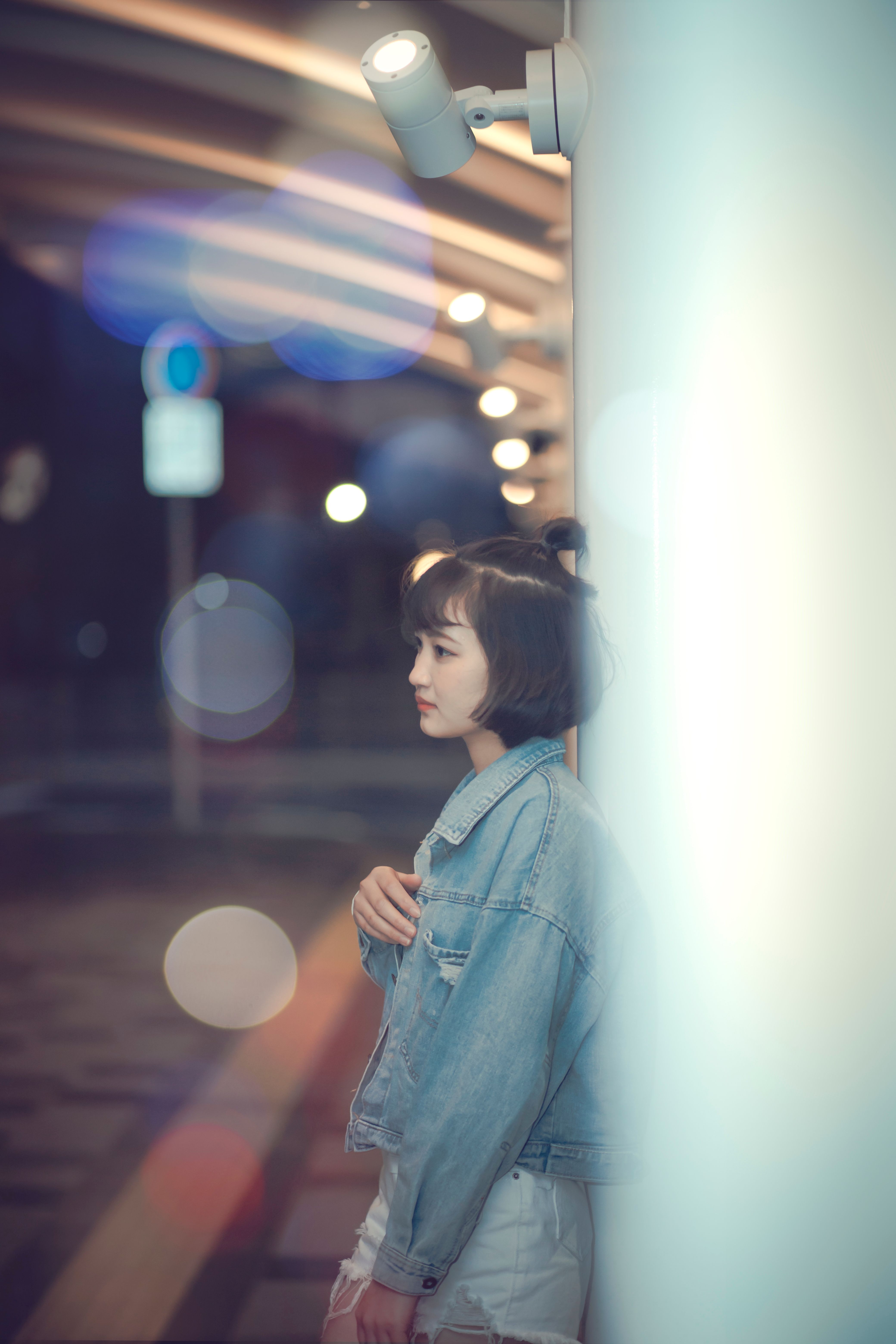 Woman with Blurred Face · Free Stock Photo