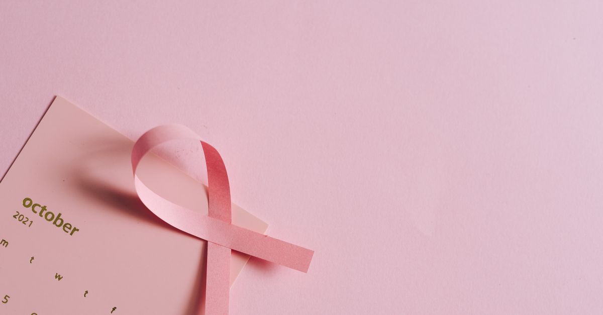 Pink Ribbon September A Pink Ribbon on a Calendar · Free Stock Photo