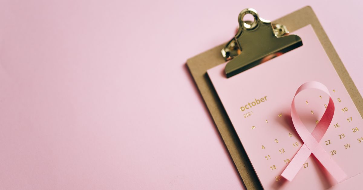 A Pink Ribbon on a Calendar · Free Stock Photo