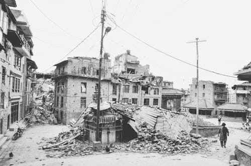 bhaktapur杜巴广场, 地震, 尼泊爾 的 免费素材图片