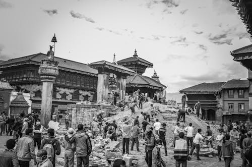 Free stock photo of b haktapur durbar square, bhaktapur, earthquake Stock Photo