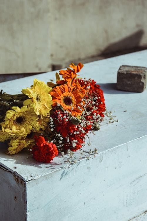 Close-up of a Bunch of Flowers