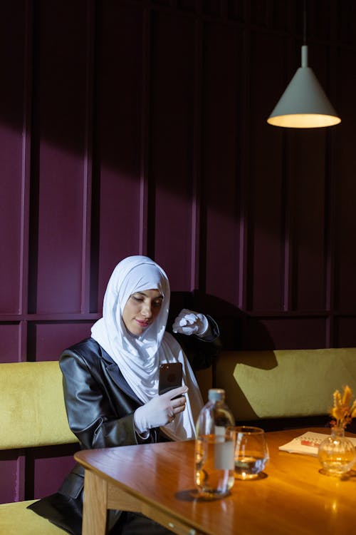 Woman at a Coffee Shop