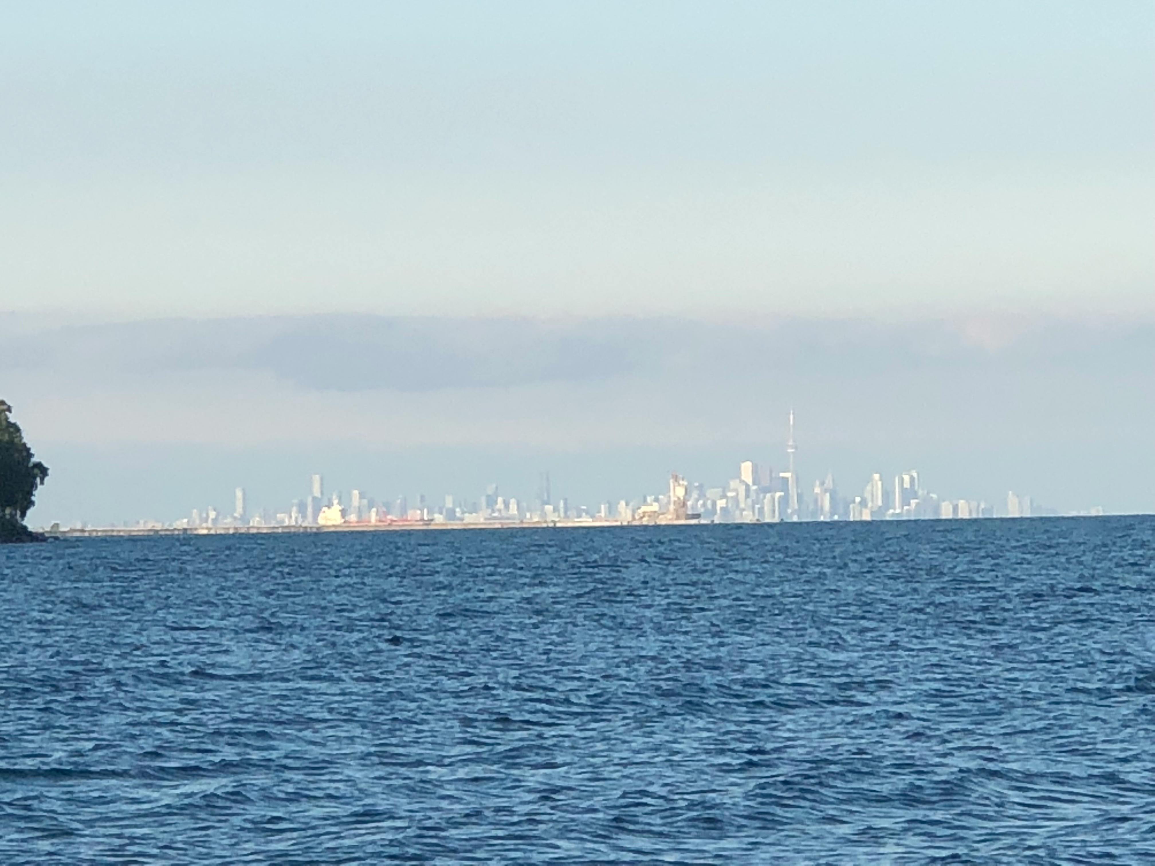 Paisaje urbano de Fukuoka al atardecer