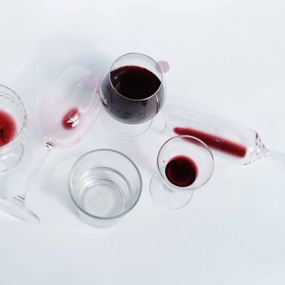 Conjunto de taças para celebração de noivado