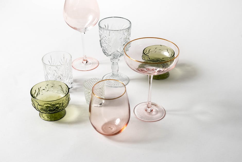 Glassware Variety - custom bar set