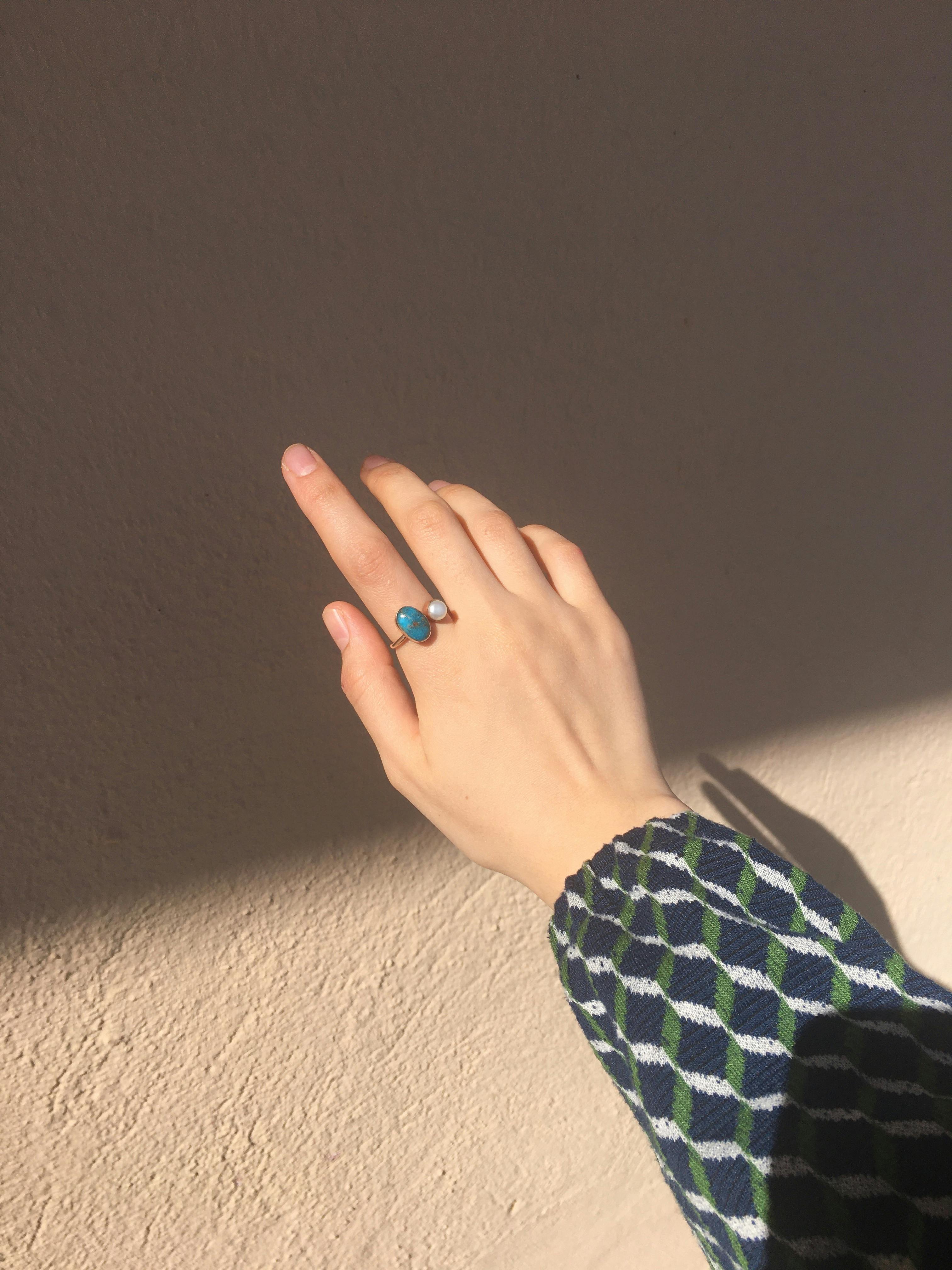 Blue Stone on a Ring · Free Stock Photo