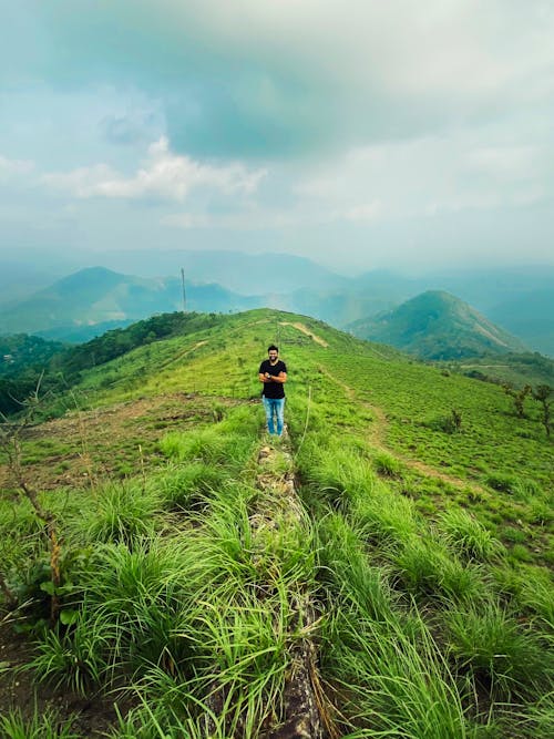 Free stock photo of asian person, beautiful nature, blade of grass