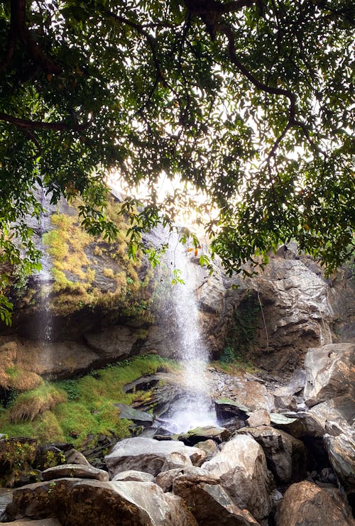 Free stock photo of beautiful nature, blue water, waterfall