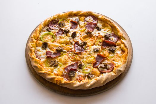 With Meat Whole Wheat Thick Crust Pizza