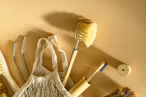 Bathing Brush on the Table