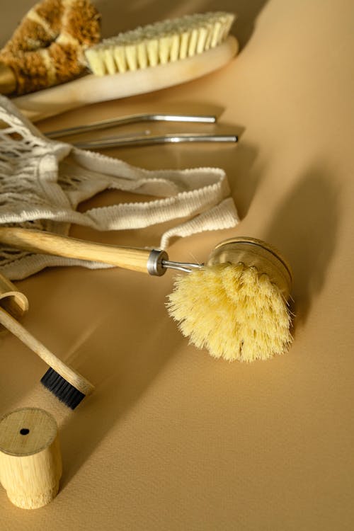 Bathing Brushes on the Table