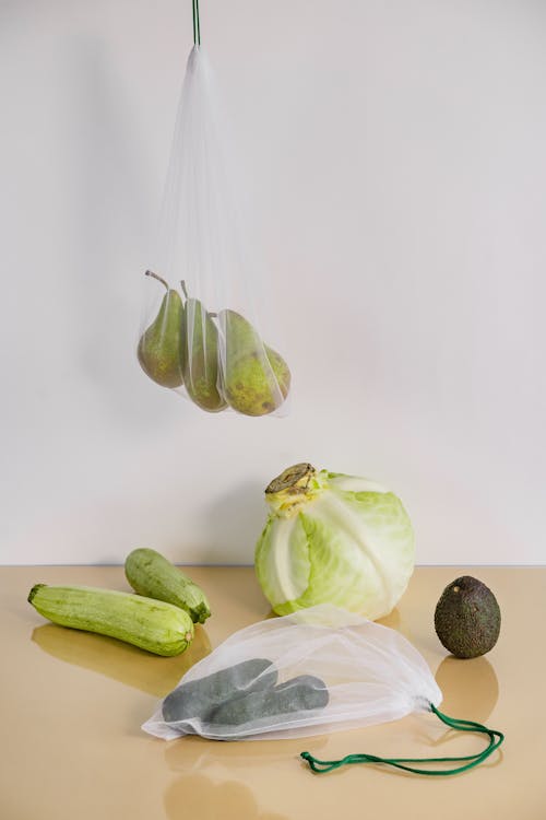 Vegetables and Fruits on the Table