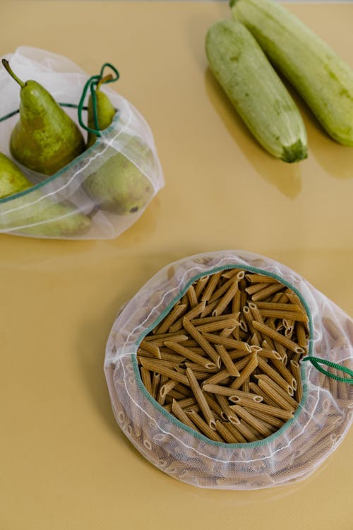 Grocery Shopping in Reusable Bags