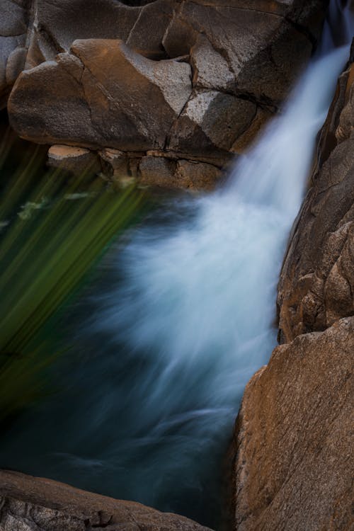 Free stock photo of long exposure, waterfall, white water