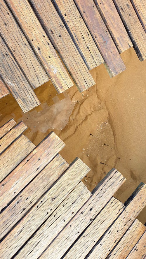 Free Close-Up Shot of Wooden Planks Stock Photo