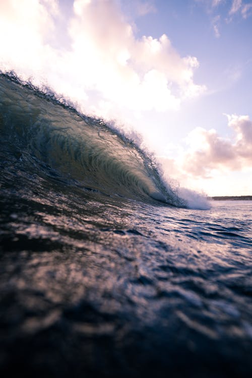 Free A Wave Breaking Stock Photo