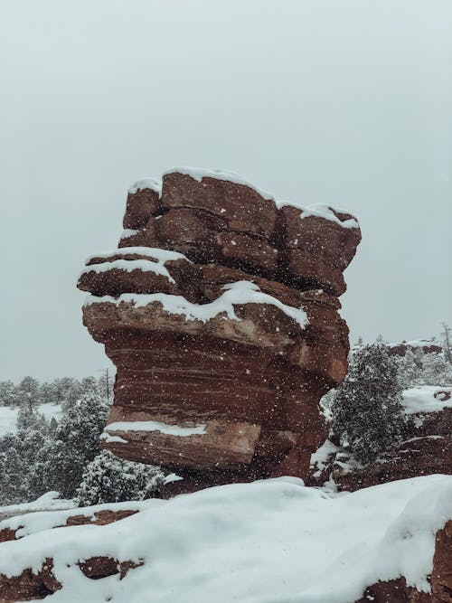 Free A Natural Rock Formation in Colorado Stock Photo