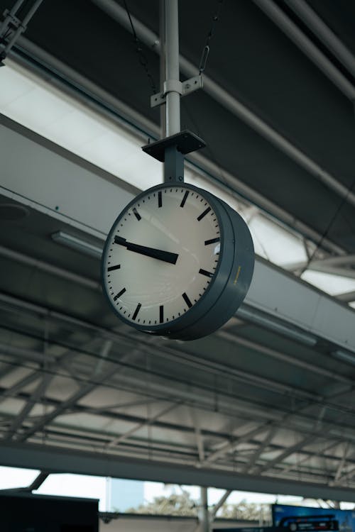 Free A Hanging Clock Stock Photo