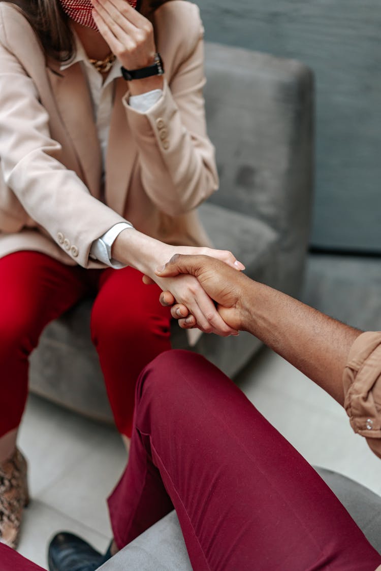 Man And Woman Holding Hands