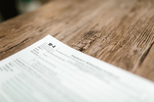 Free Close-up Photo of a Document Stock Photo