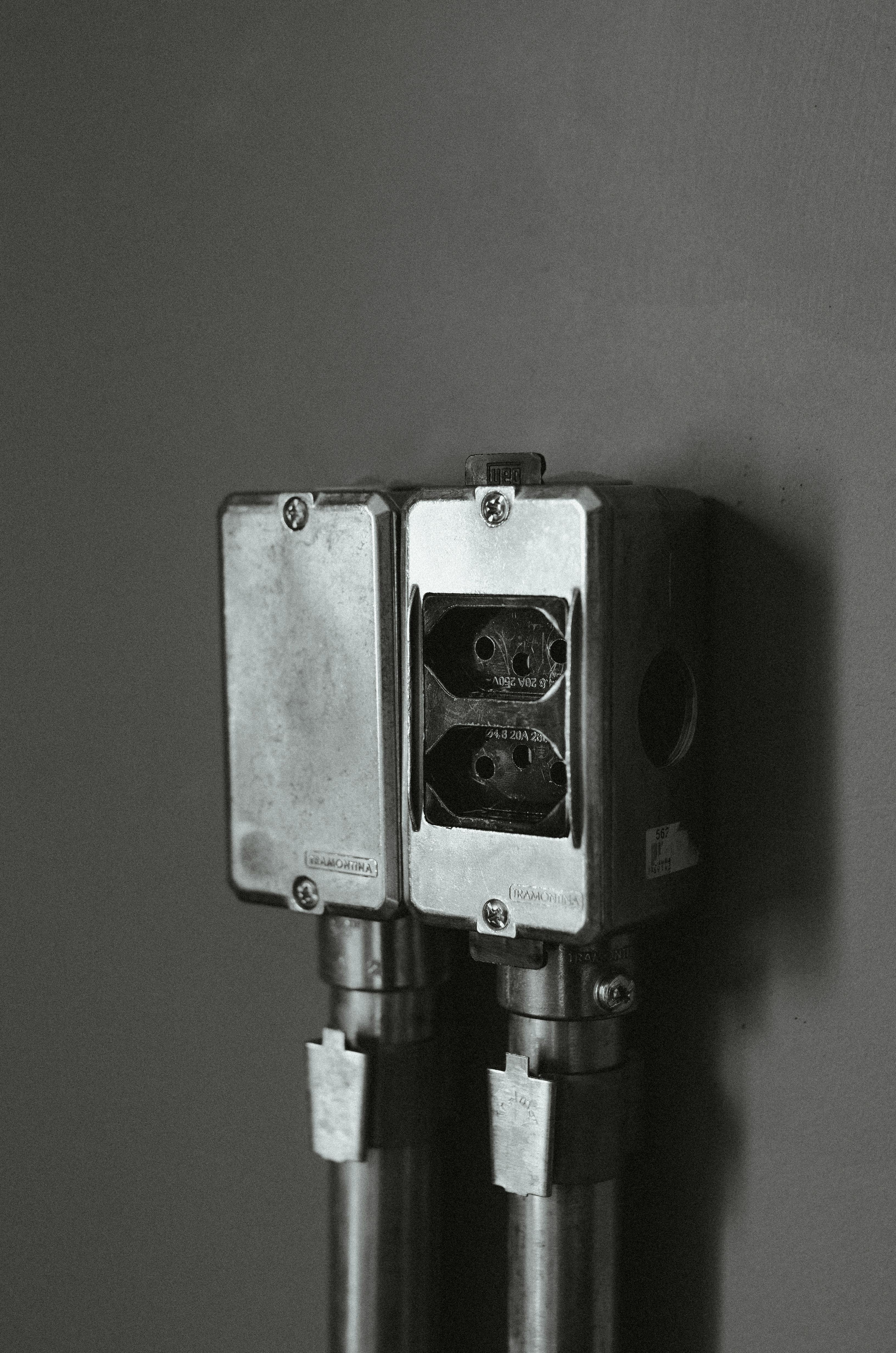 Image Name weatherproof GFCI outlet installed for outdoor residential electrical use