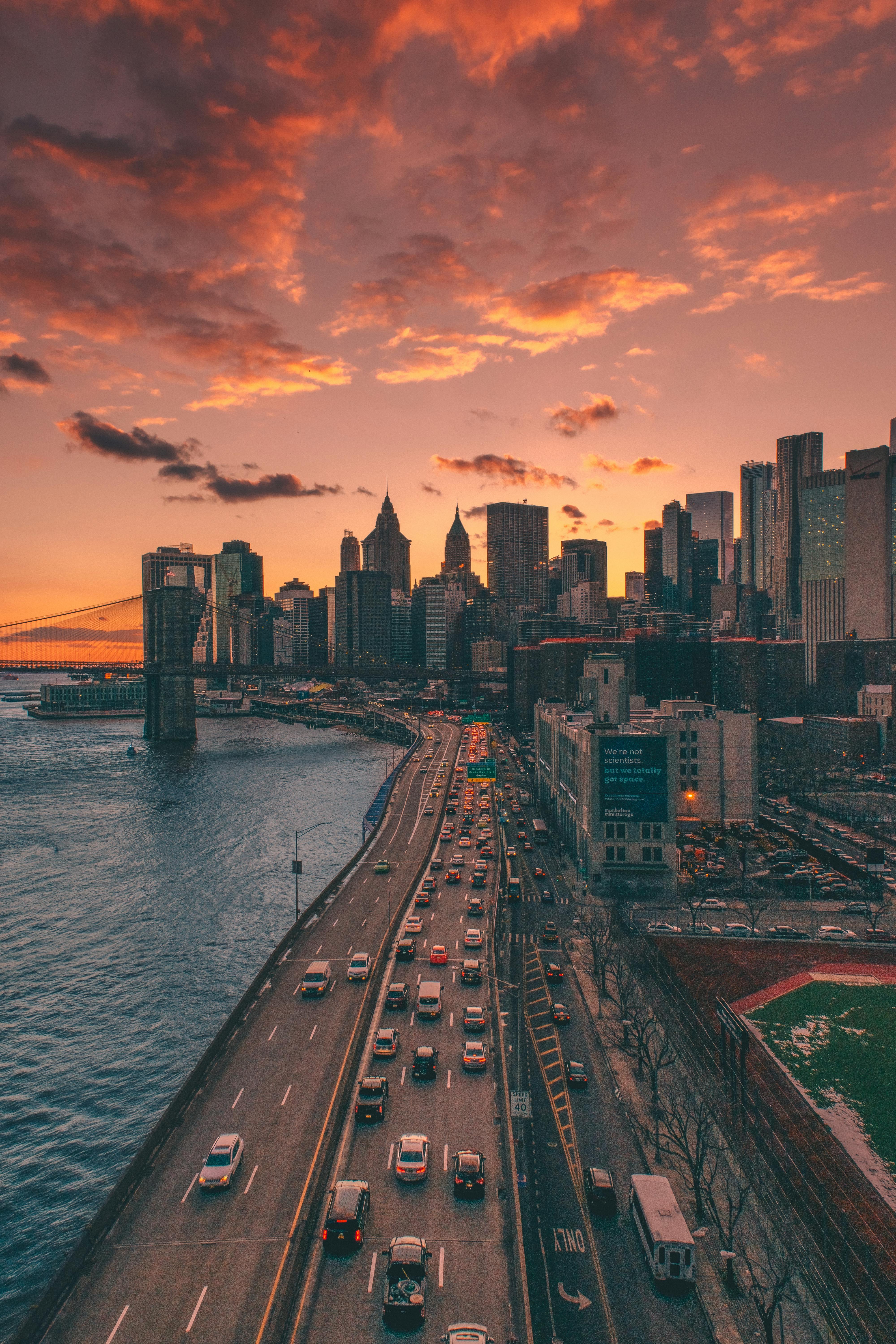 Free download New York City City Cityscape Sunset Bridge Brooklyn Bridge  1920x1080 for your Desktop Mobile  Tablet  Explore 24 New York City  2017 Wallpapers  New York City Hd Wallpaper