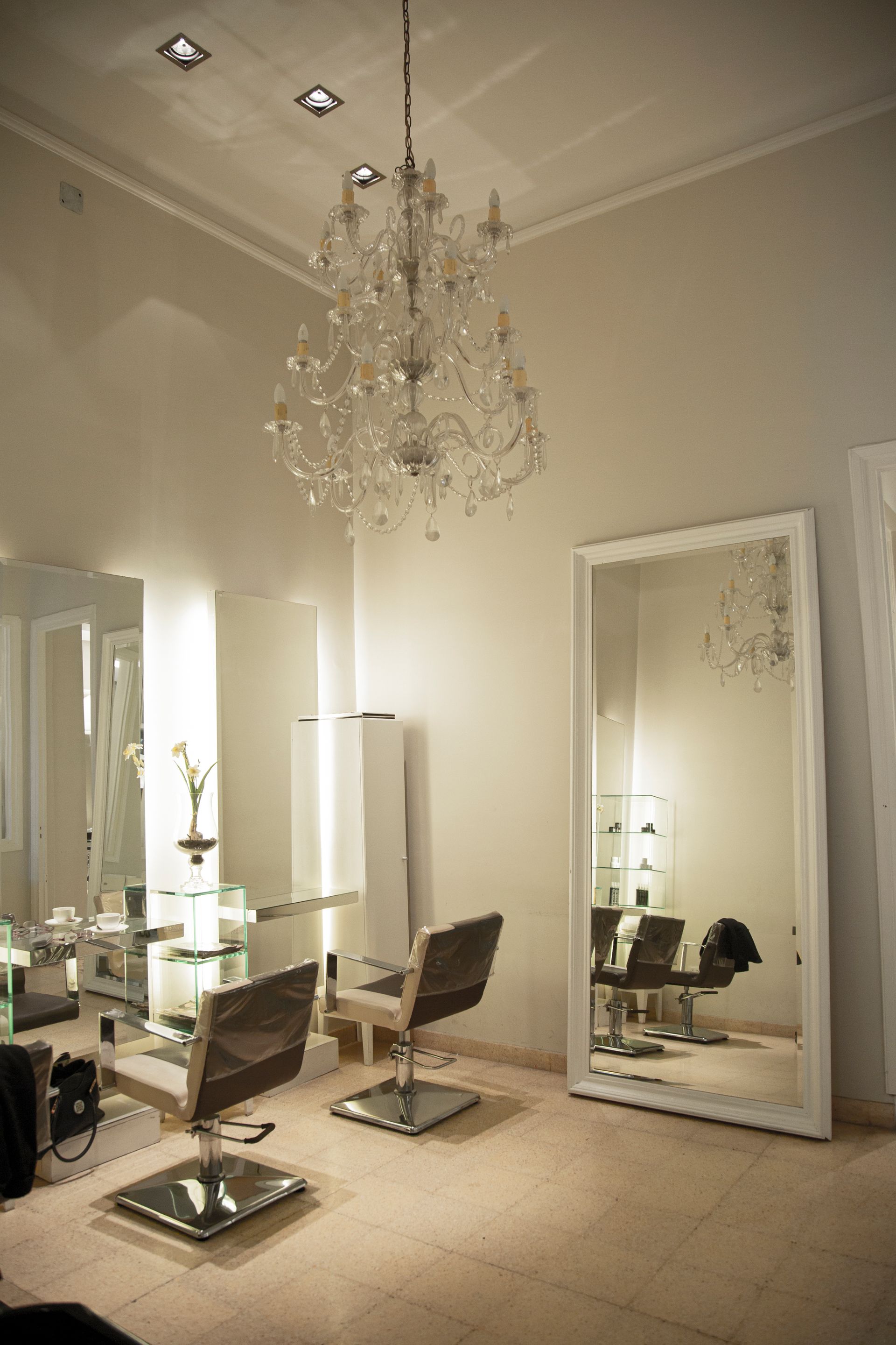 Luxe salon interior