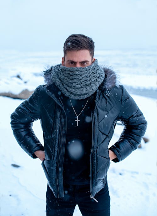 Fotos de stock gratuitas de bufanda, chaqueta, clima frío