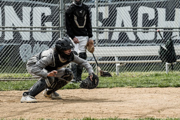 An Umpire In A Field