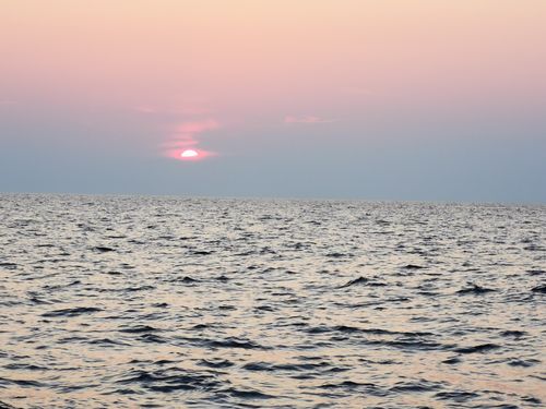 Free stock photo of mediterranean, ocean sea, sunset Stock Photo