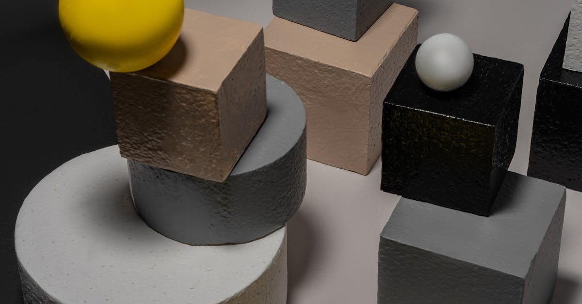 Sphere and Block Objects · Free Stock Photo