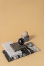 Black and White Chess Piece on White and Black Table